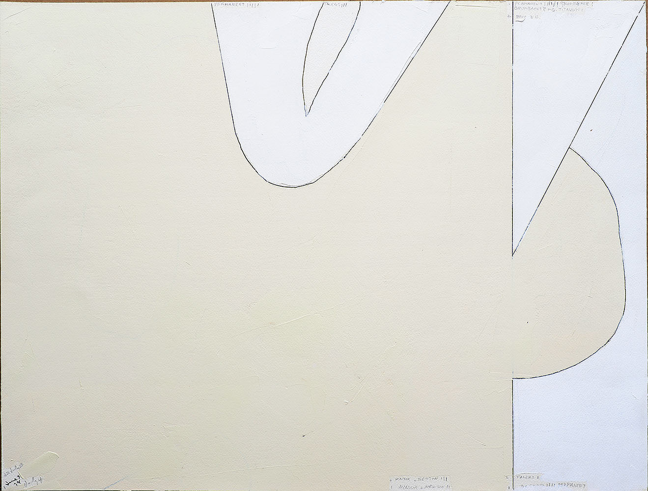 click to see larger Oil Sketch Working Drawing